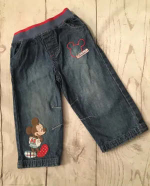 9-12 Months Mickey Mouse Jeans