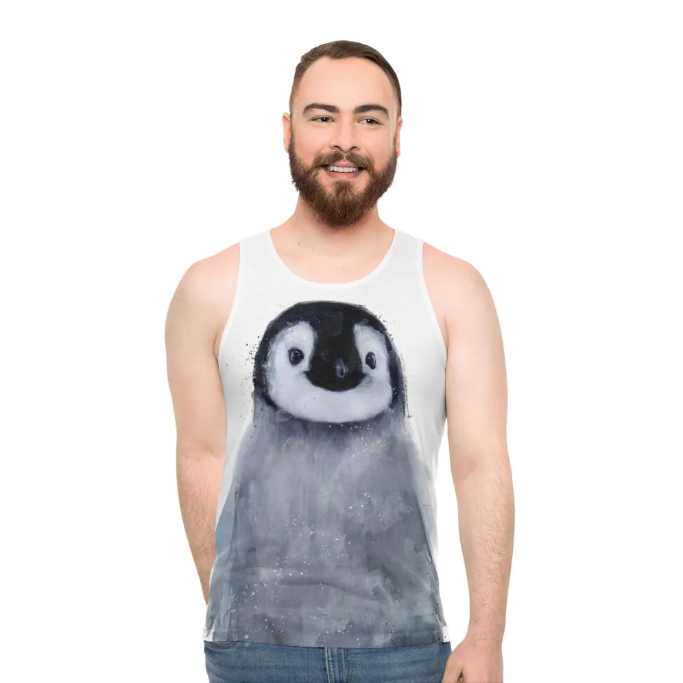 Adorable Penguin Unisex Tank Top for Nature Lovers