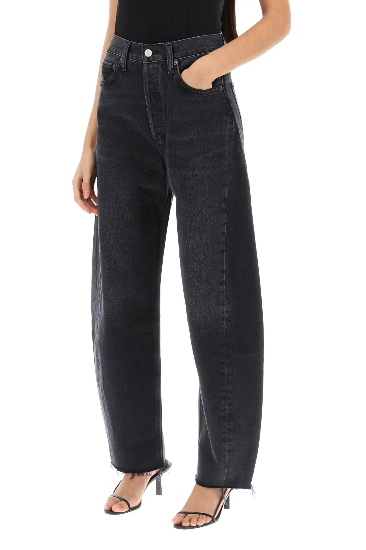 AGOLDE Jeans A Gamba Curva Luna
