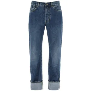 Alexander McQueen straight fit jeans in selvedge denim