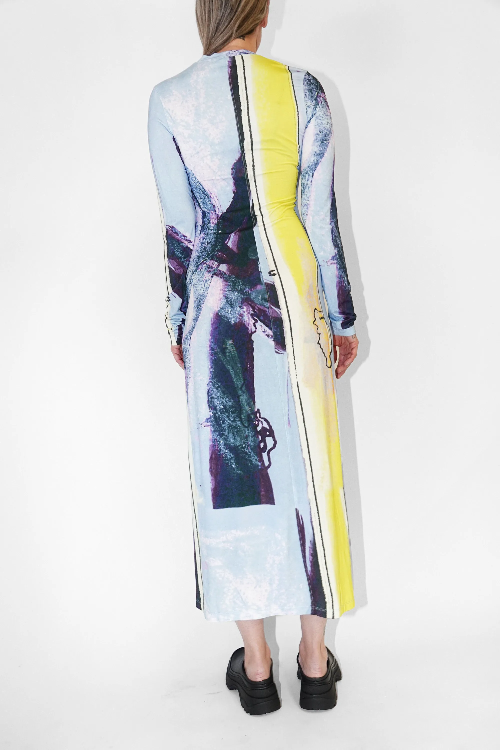 Almada Dress in Sky Blue