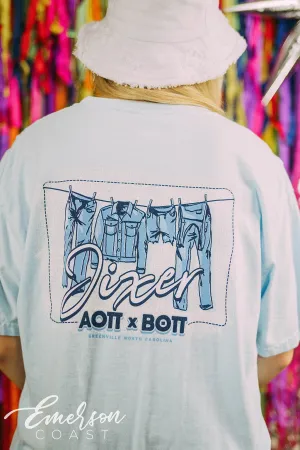 Alpha Omicron Pi Jean Mixer Tee