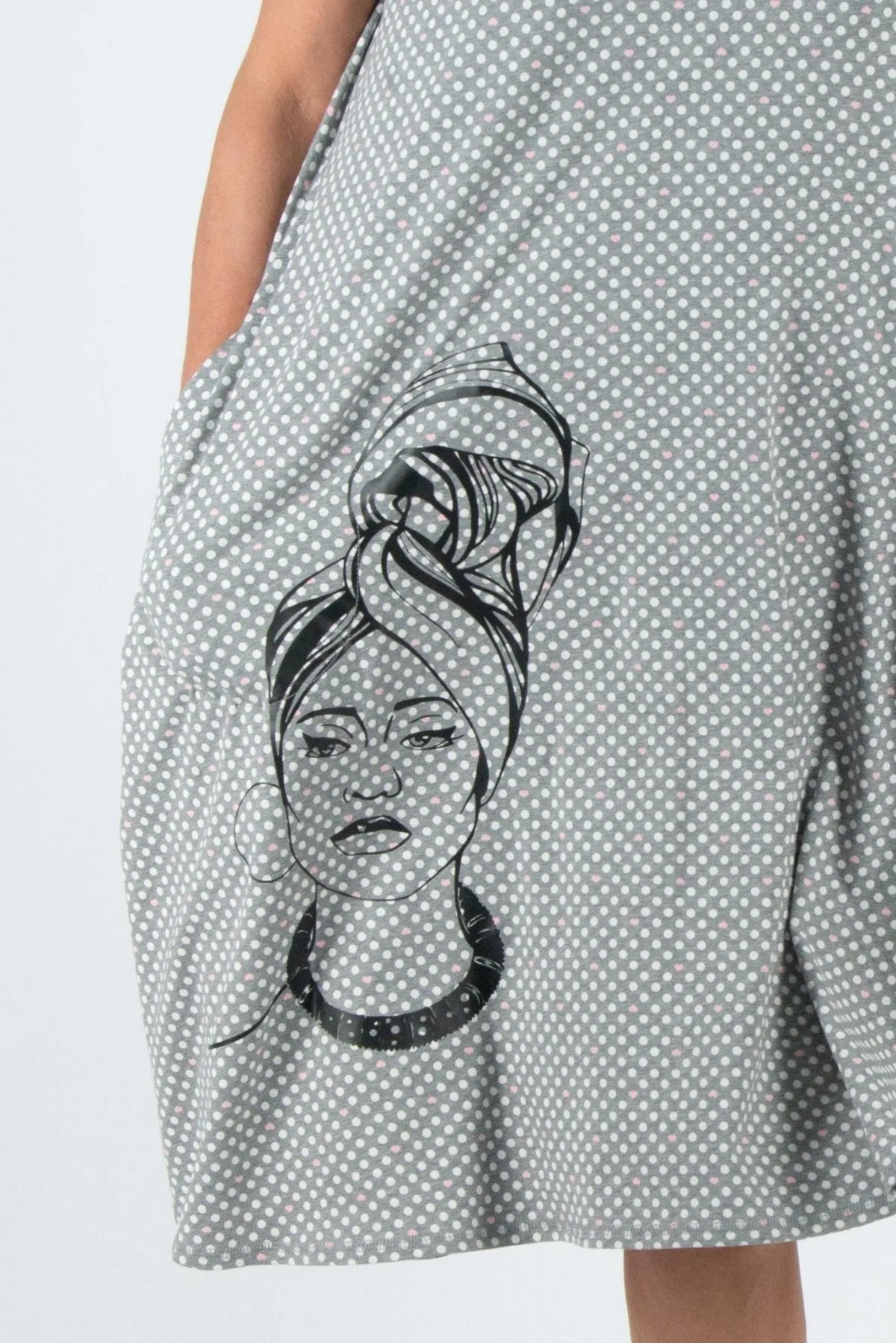ASIA dress with print on SALE