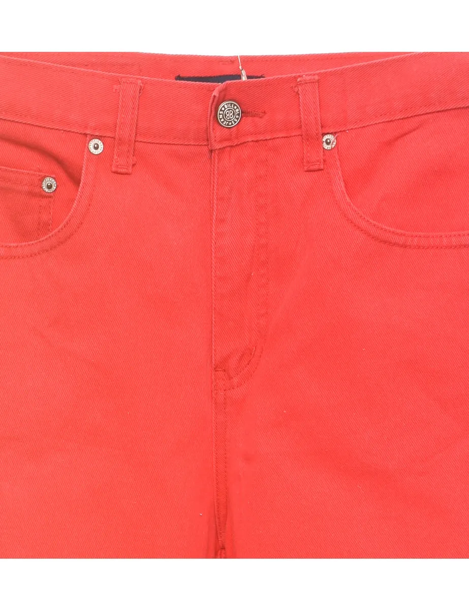 Bill Blass Coral Tapered Jeans - W28 L30