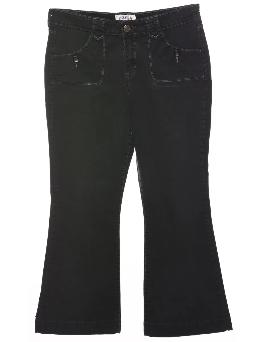 Black Flared Jeans - W32 L27