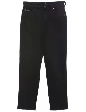 Black Straight Fit Jeans - W30 L29