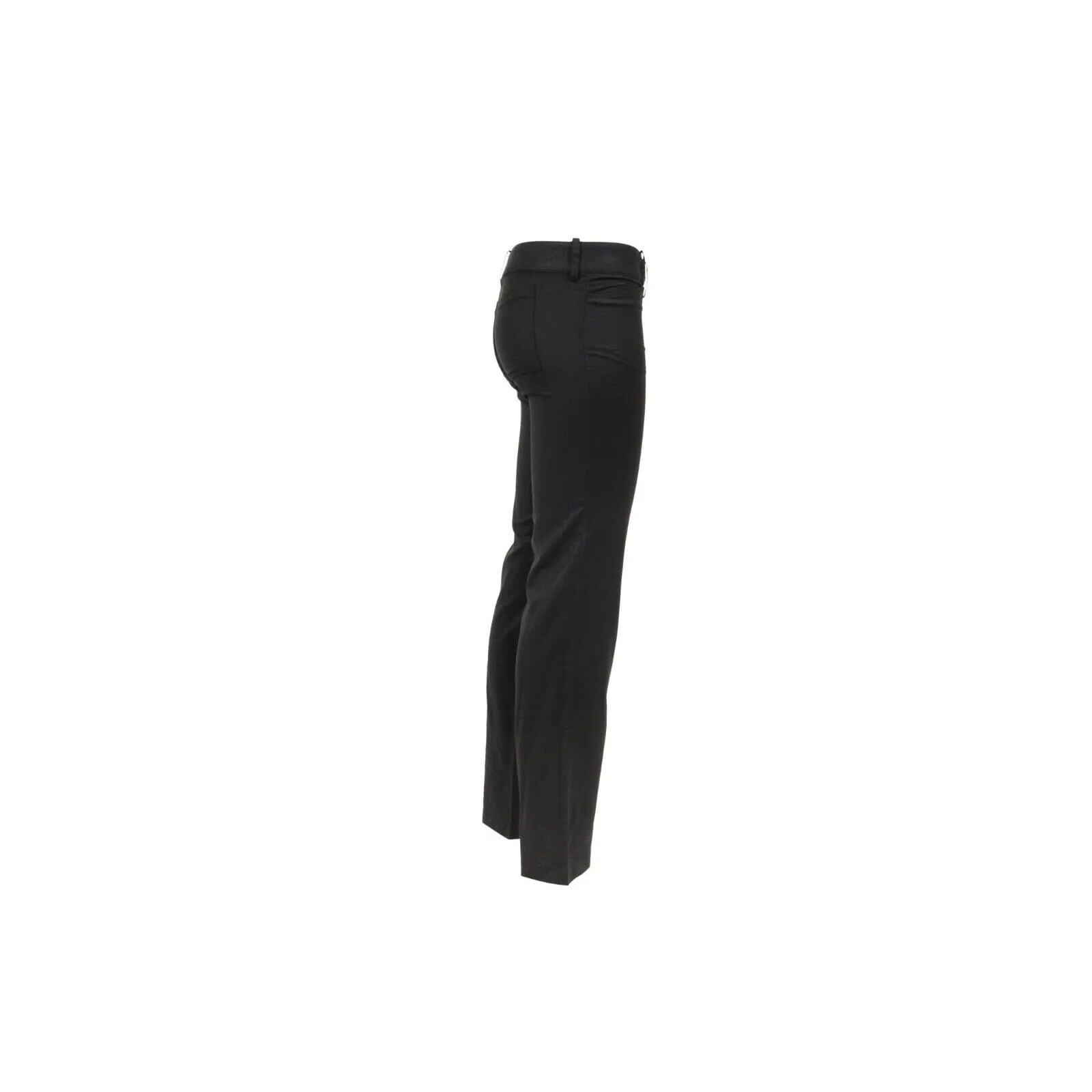 Black Wool Jeans Trousers