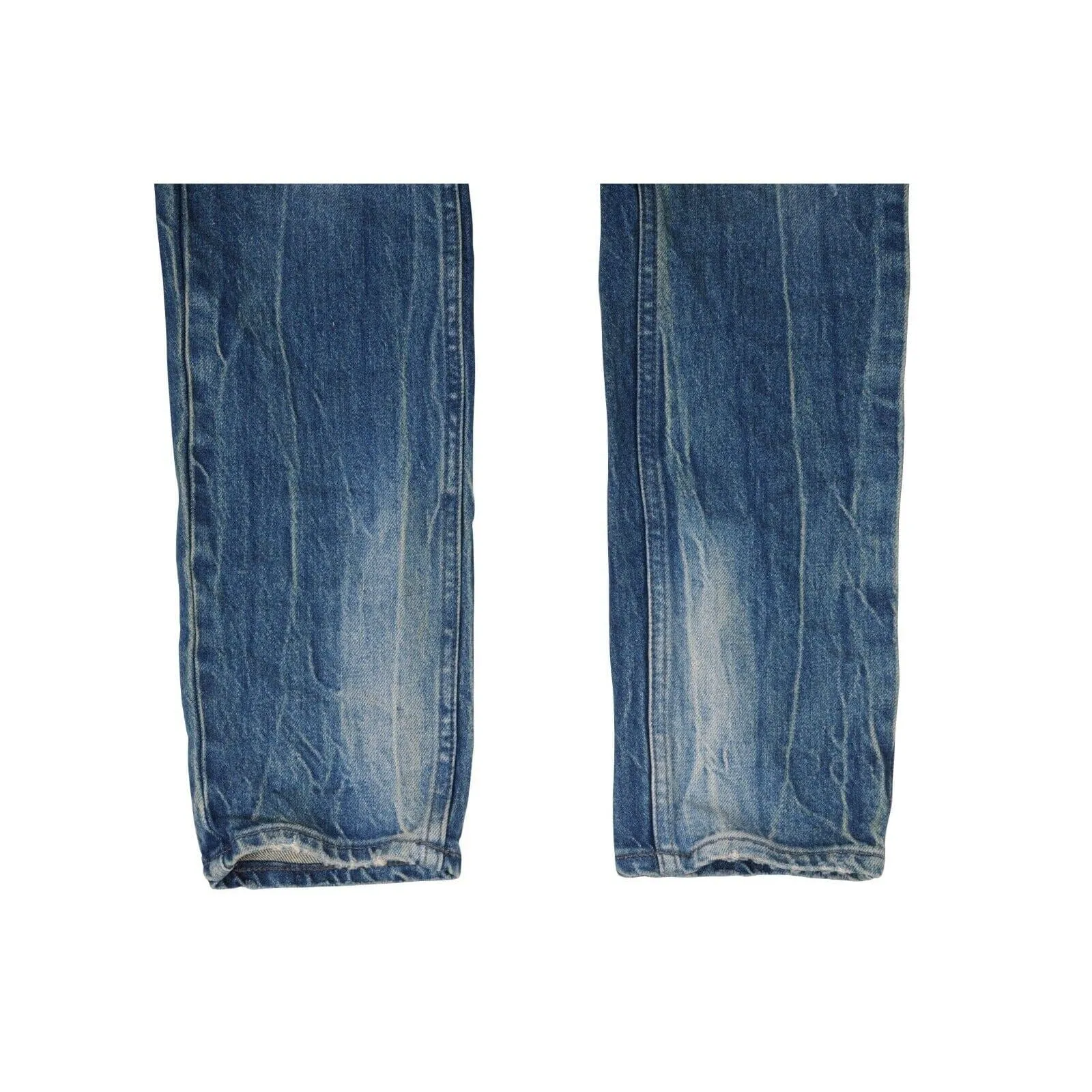 Blue Van Winkle High Rage Distressed Patch Skinny Denim
