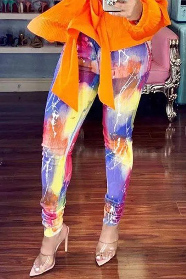 Casual Printed Pants