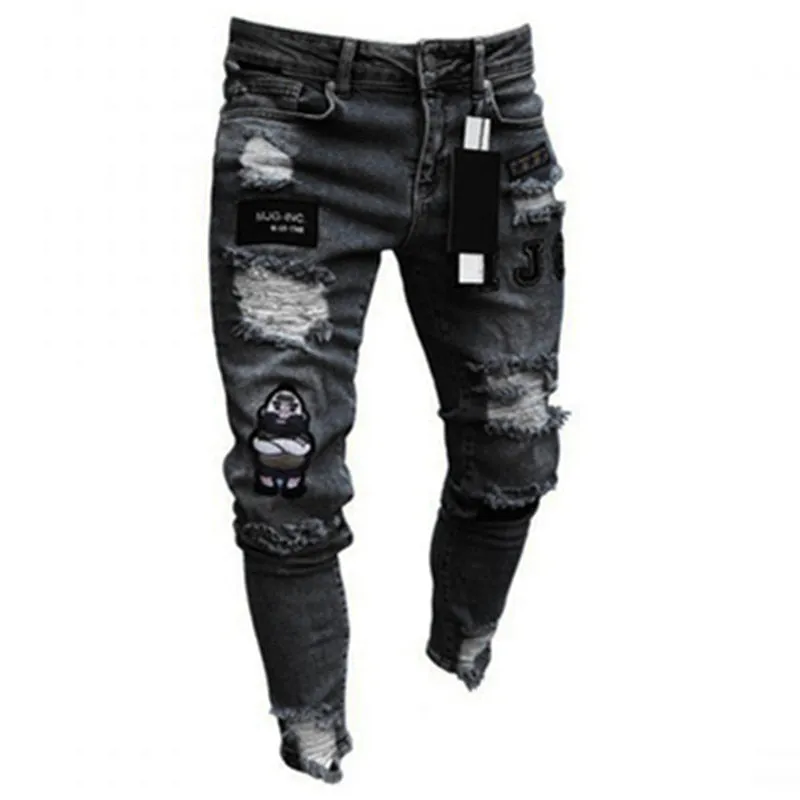 Casual Ripped   Jeans