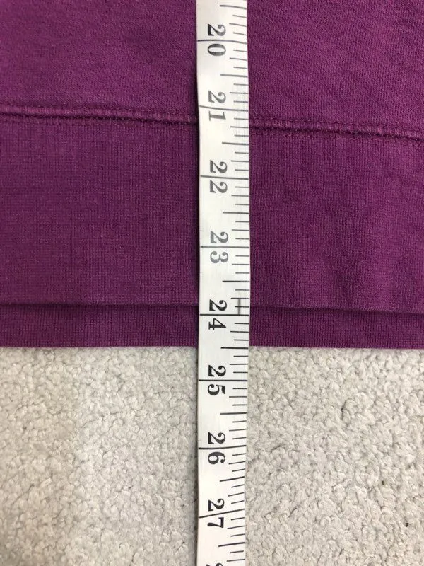 Champion Sweatshirt Womens Medium Purple Pullover Sweater Athleticwear Spellout
