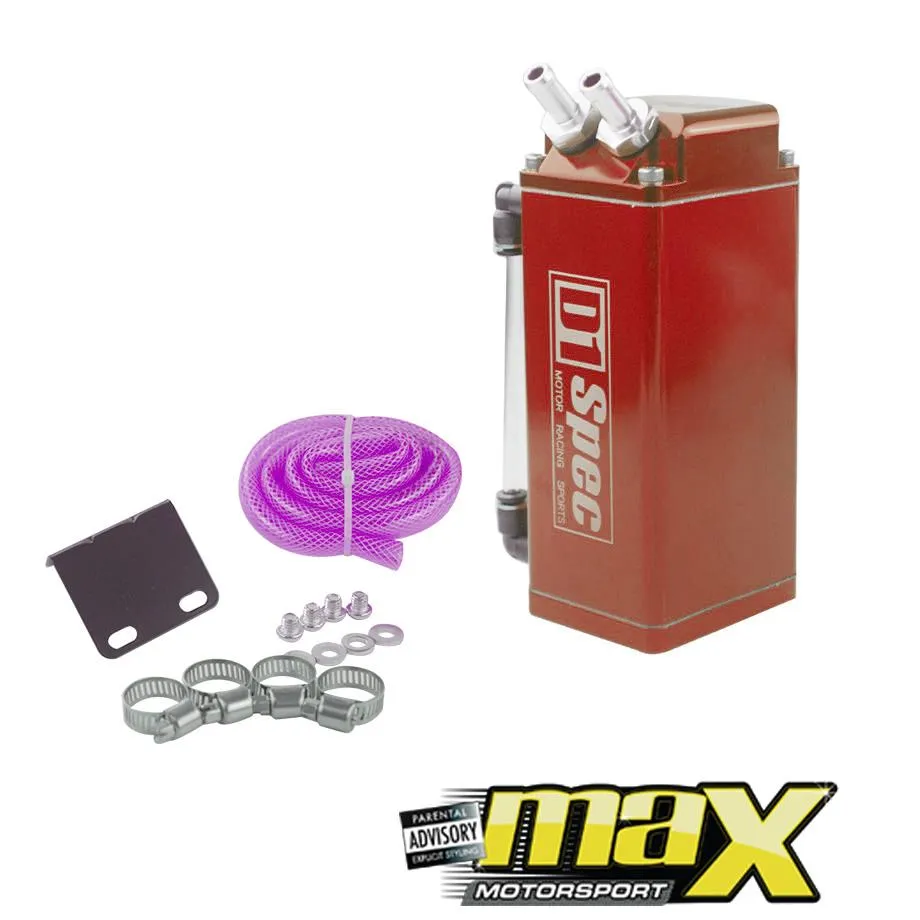 D1 Spec Oil Catch Tank (Red)