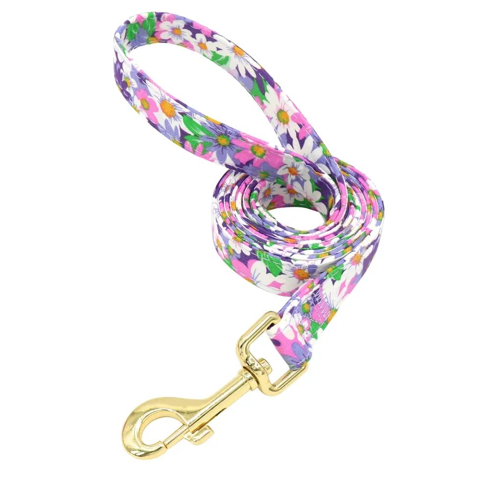DIVA Pet - "Bella" Nylon Print Pet Collar And Leash