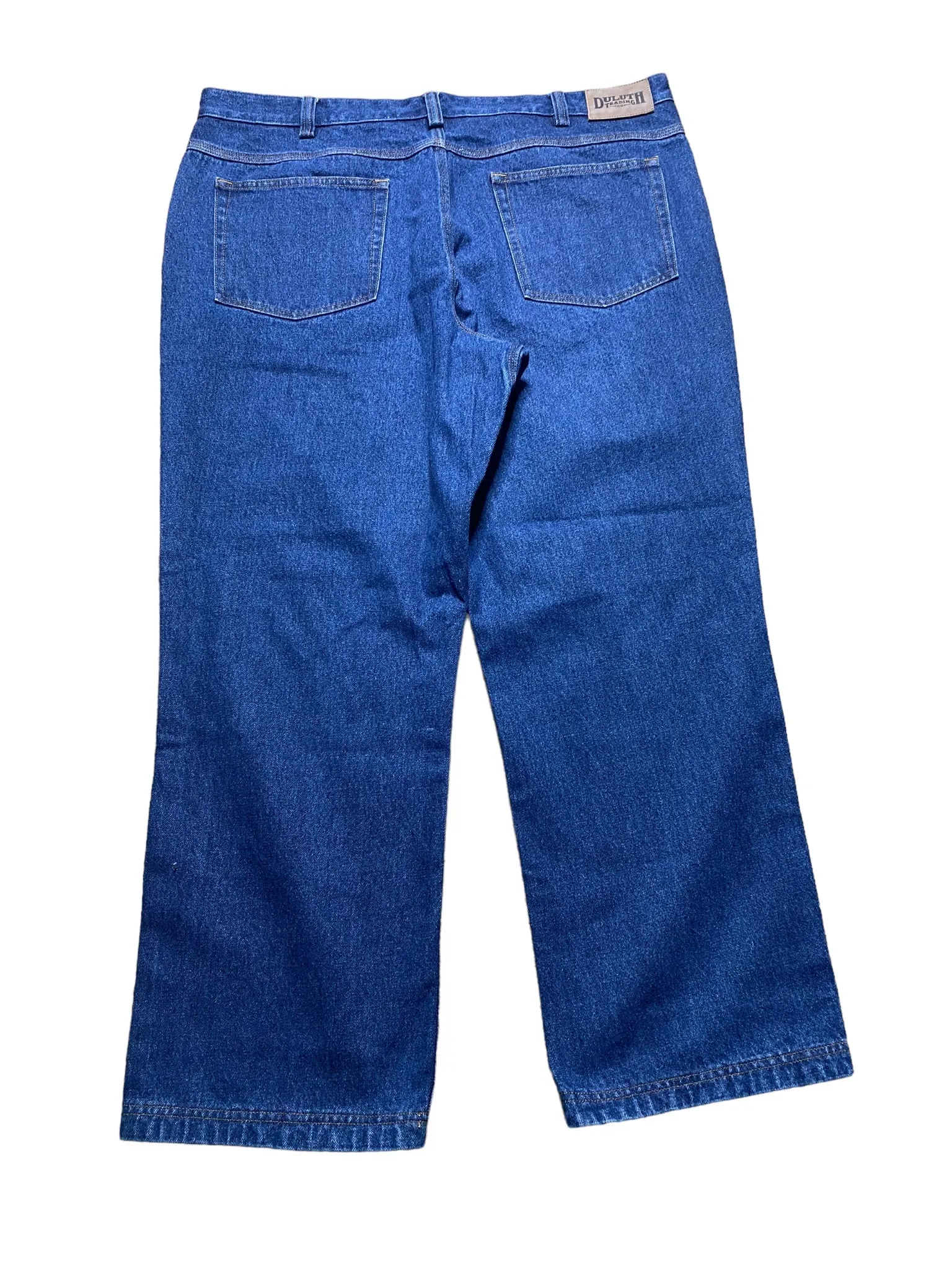Duluth Trading Men's Ballroom Relaxed Fit Jeans Dark Blue (Size: 42 x 30) NWOT