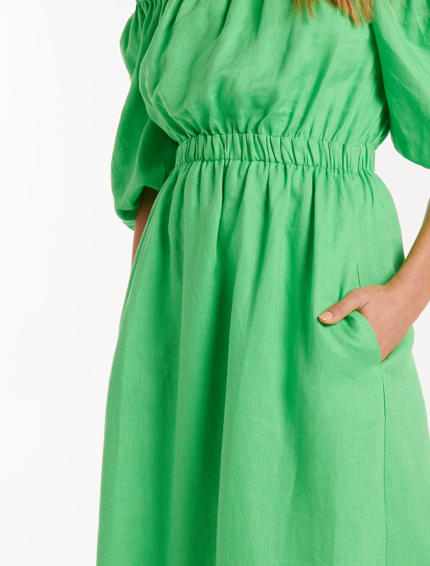Eloise Off Shoulder Midi Dress