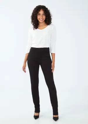 FDJ Suzanne Straight Leg, Black Onyx Denim