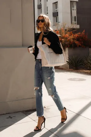 Flying Monkey High Rise Mom Jeans