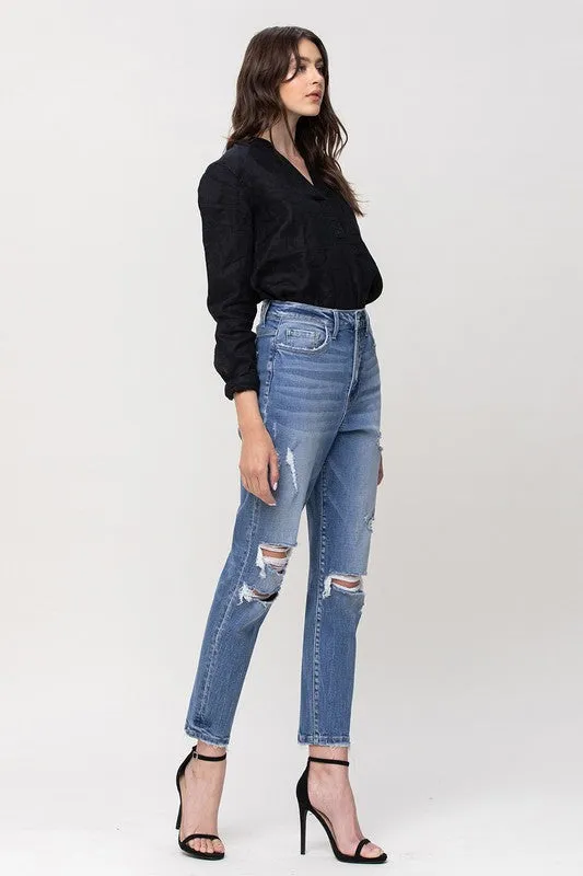 Flying Monkey High Rise Mom Jeans