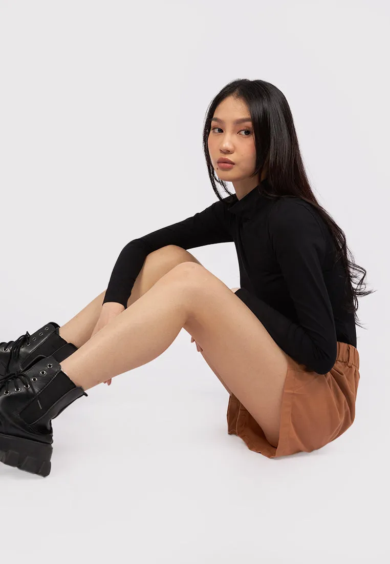 High Waist Basic Short Pants