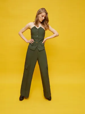 High waist double trot
