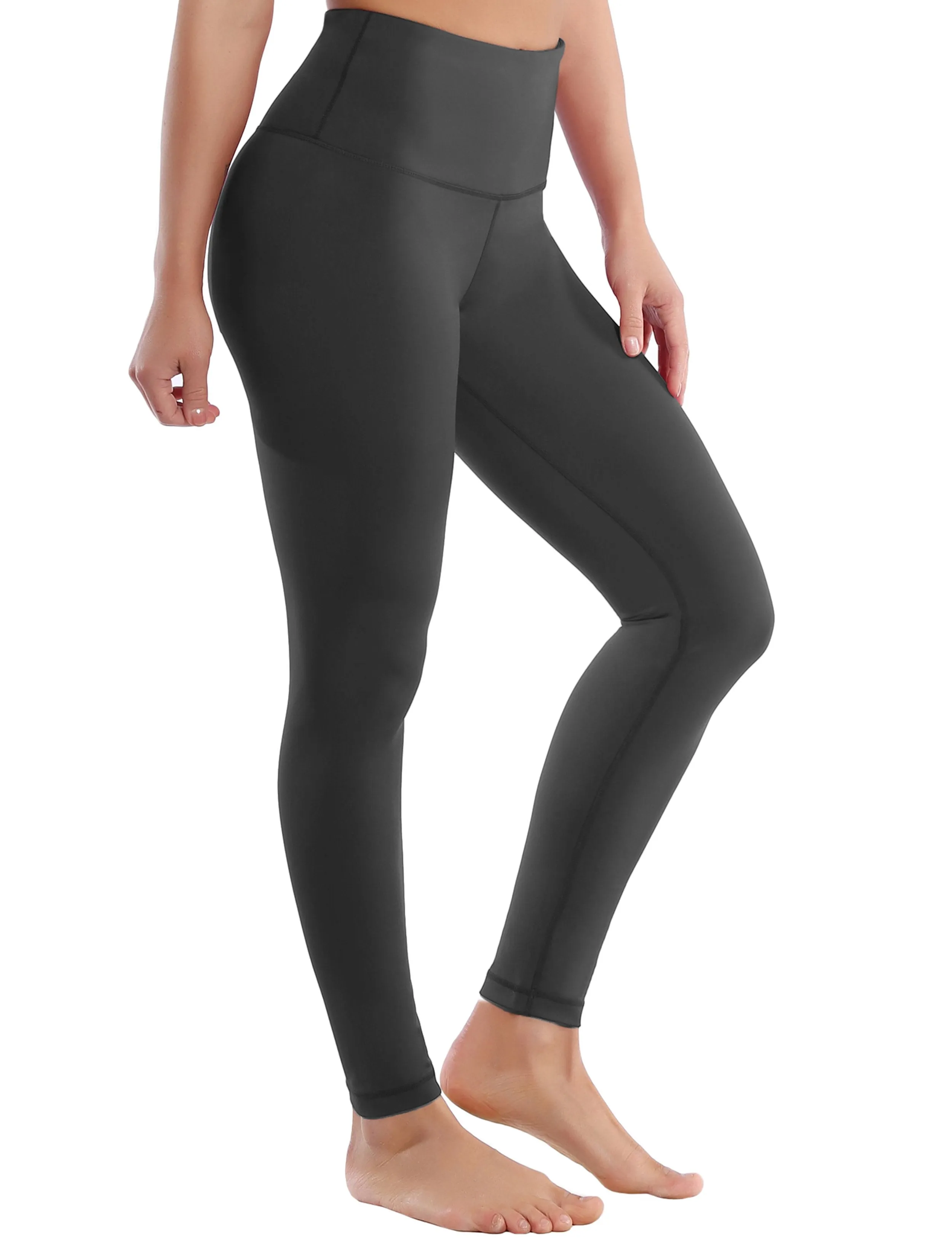 High Waist Gym Pants shadowcharcoal ins_Gym