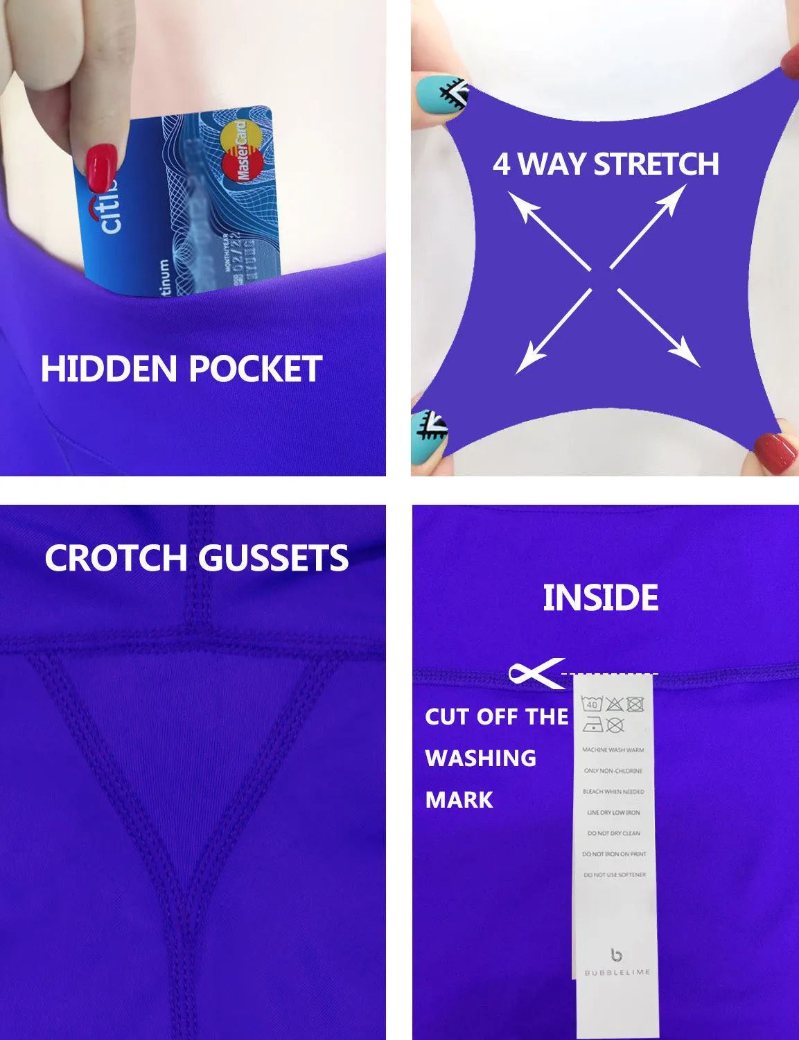 High Waist Pilates Pants violet_Pilates