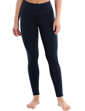 High Waist Side Line Running Pants darknavy_Running