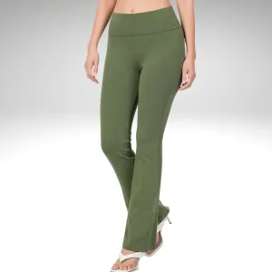 High Waist Yoga Pants- Olive