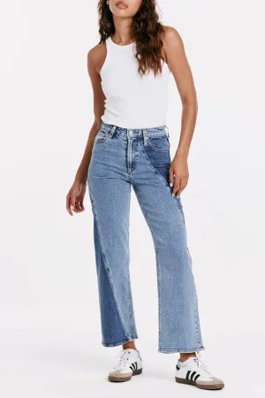 Holly High Rise Wide Hem Straight Jeans