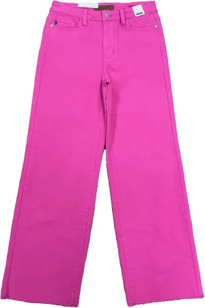 Judy Blue Hot Pink High Waist 90's Straight Jeans