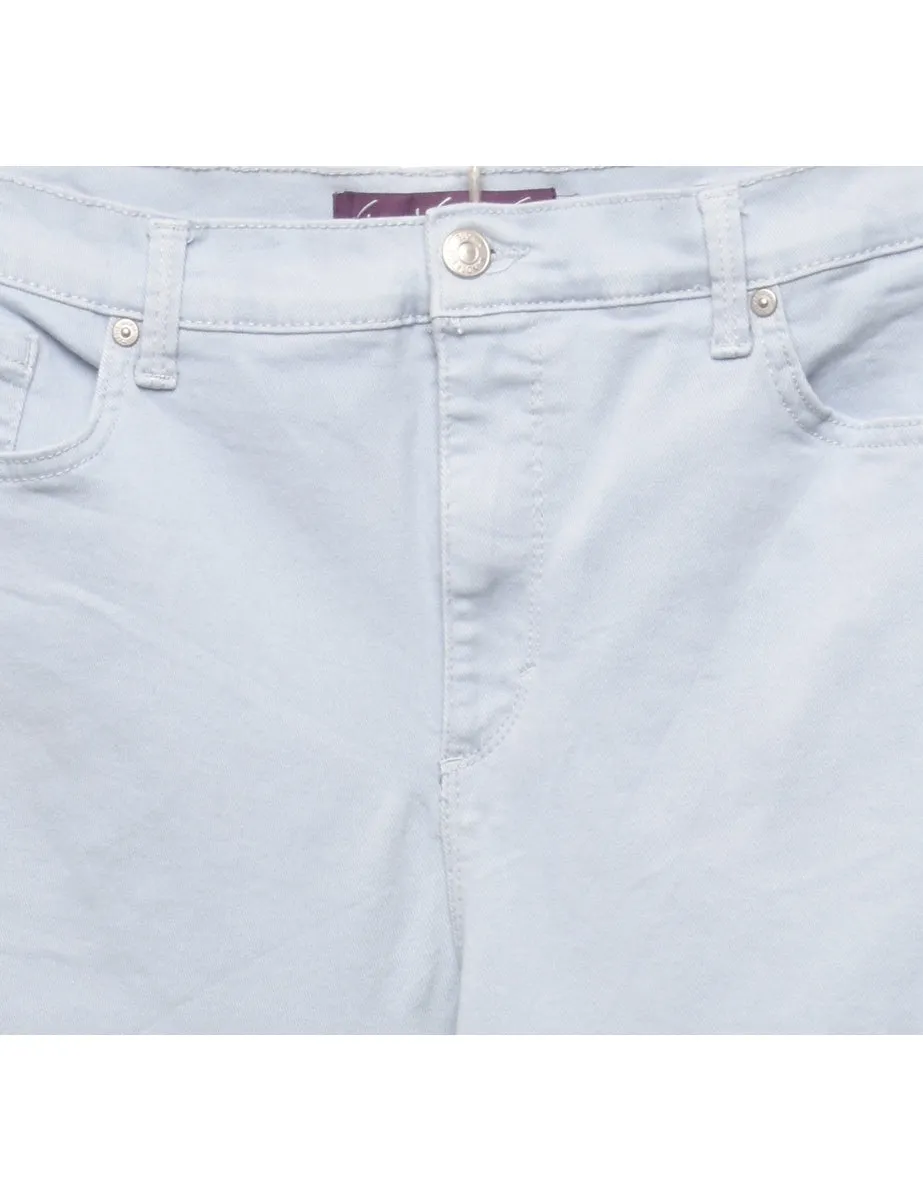 Light Blue Straight Fit Jeans - W32 L30
