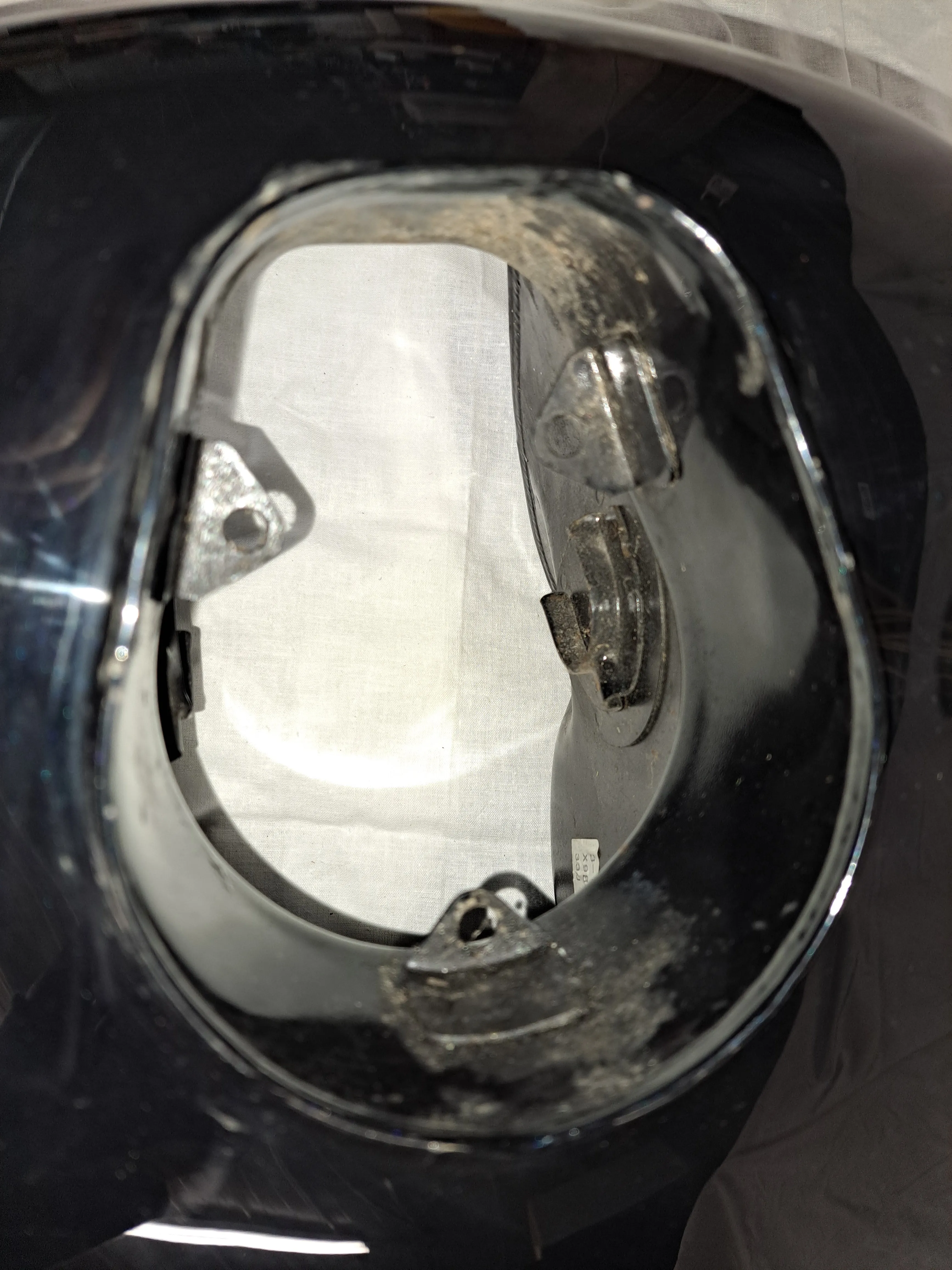LS650 Savage Black Gas Tank