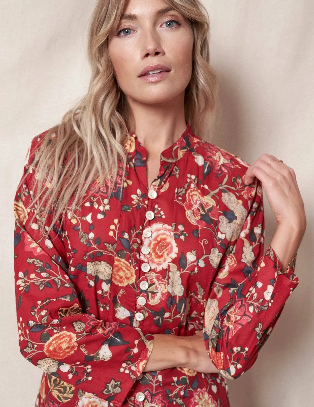 Madelaine Tunic - Red - As-Is-Clearance