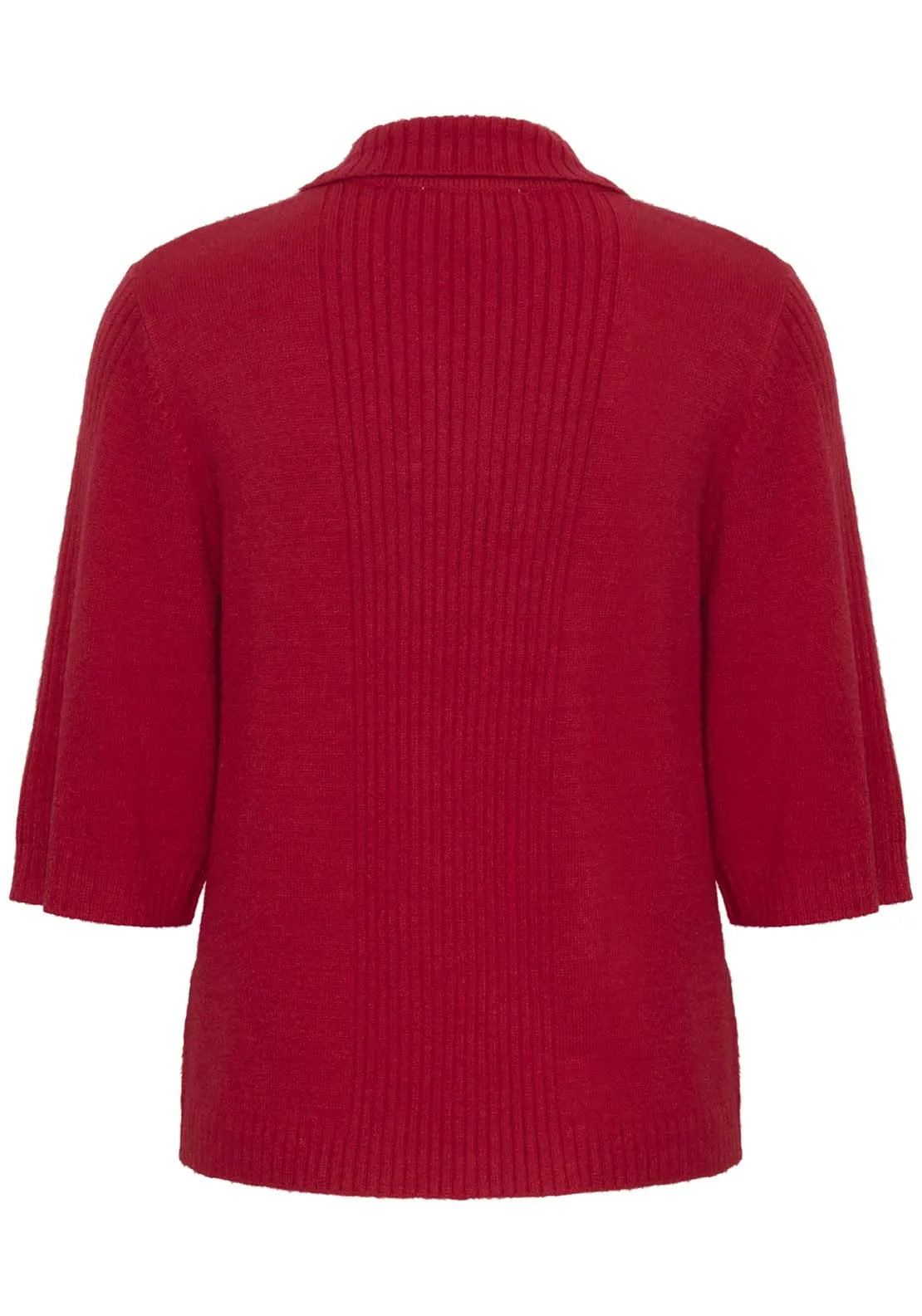Manina Polo Jumper - Scarlet Sage