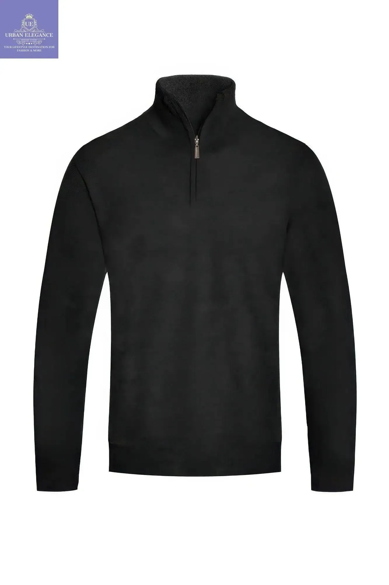 Men's Stylish Knit Quarter-Zip Pullover