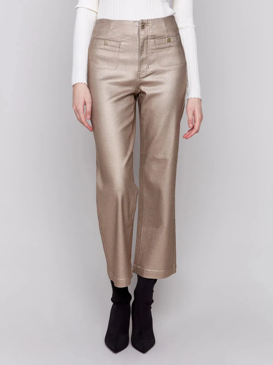 Metallic Bronze Pant