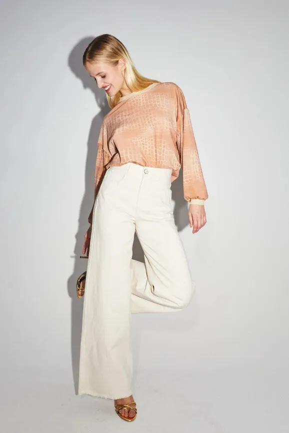 Natural Swiggy Palazzo Jeans