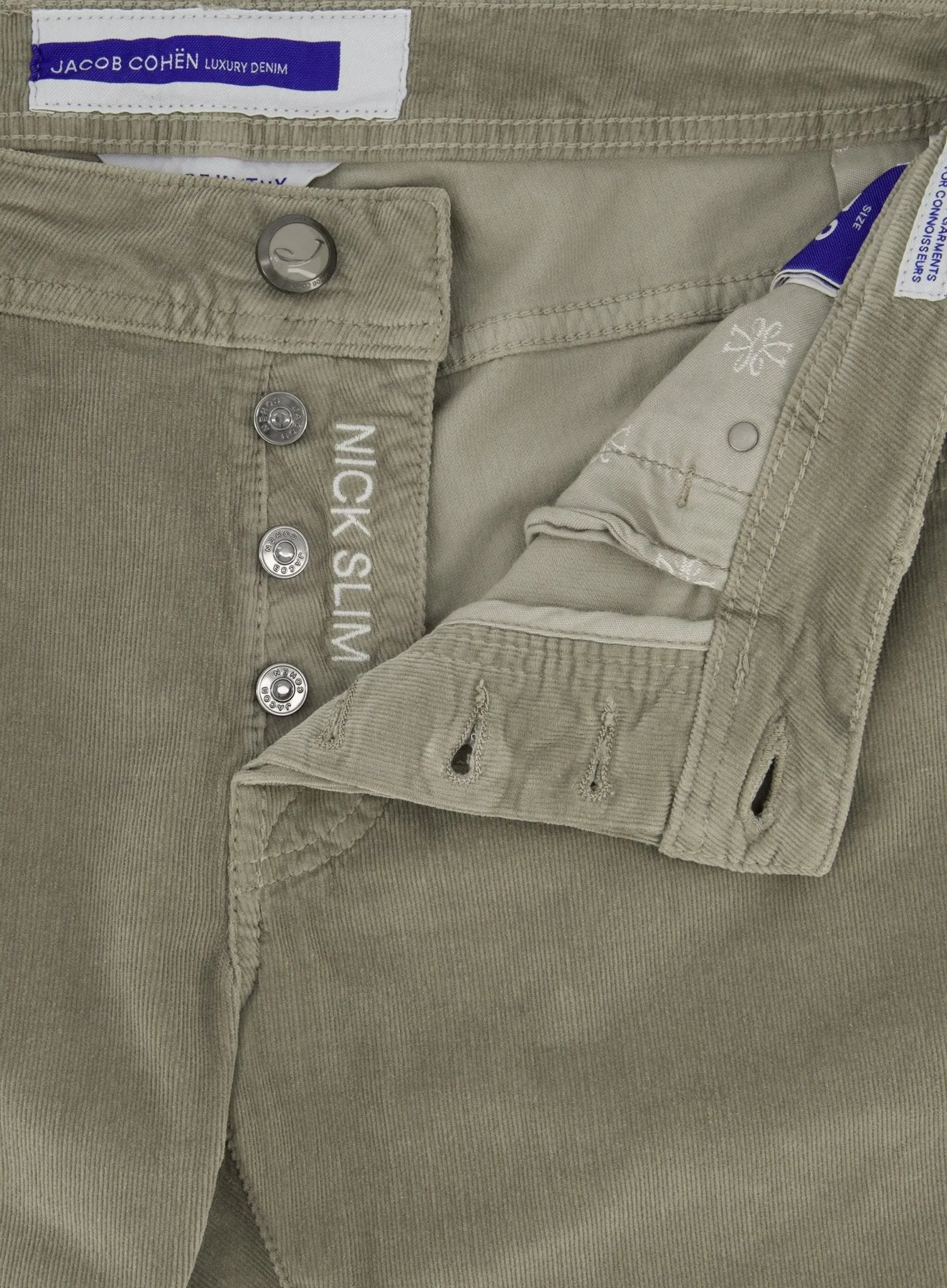 Nick Slim-fit Geribde Jeans