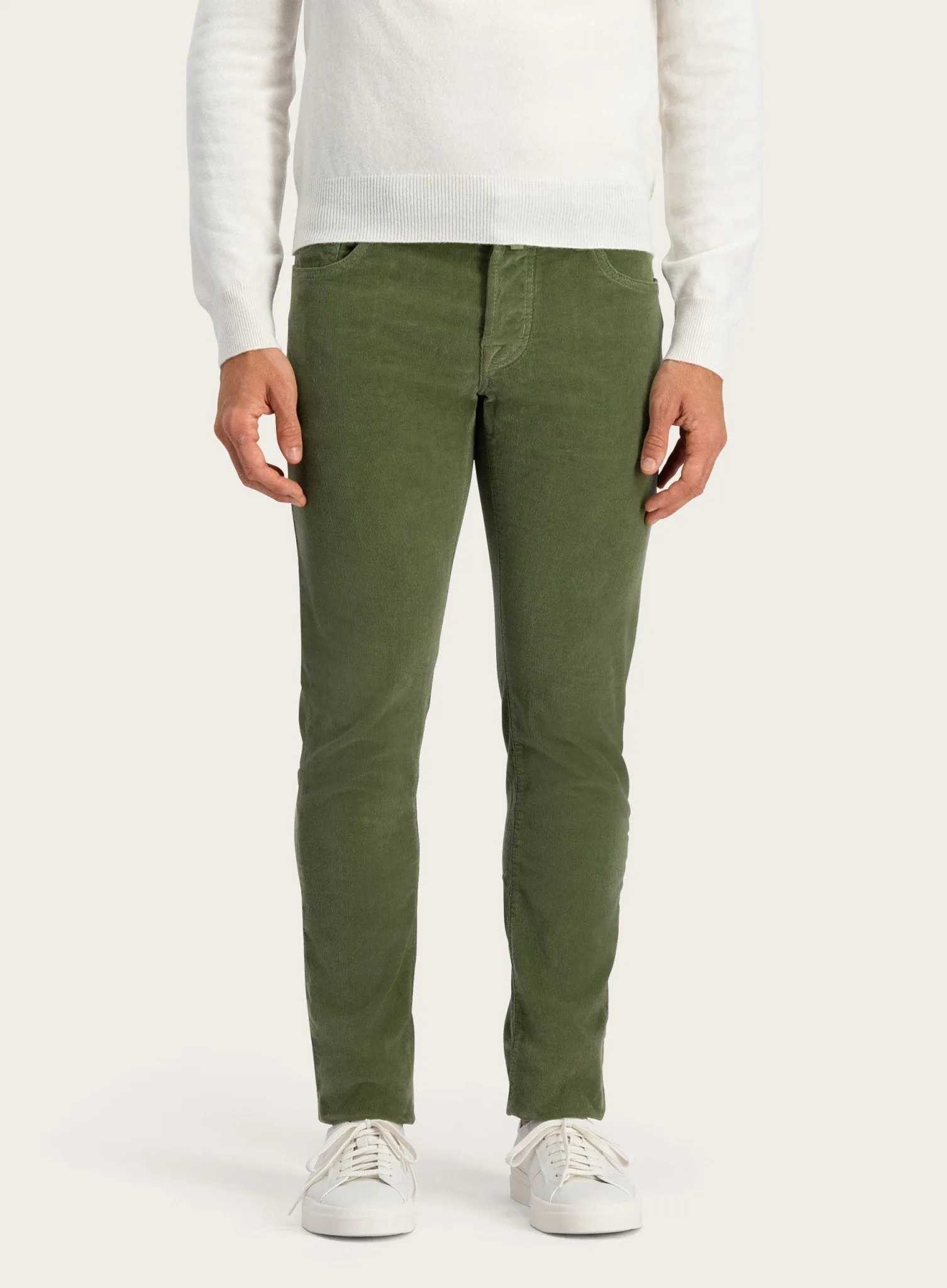 Nick Slim-fit Geribde Jeans