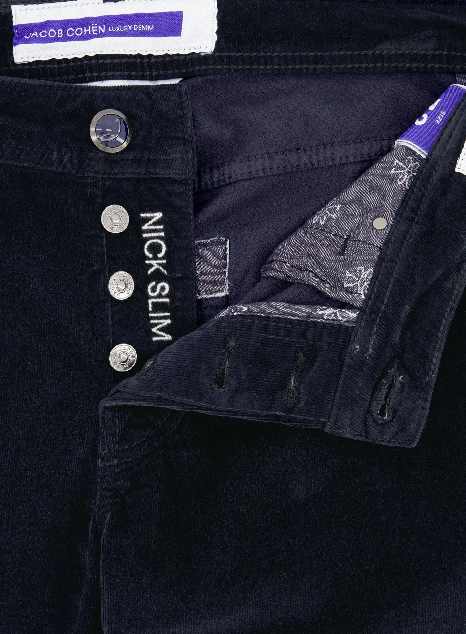 Nick Slim-fit Geribde Jeans