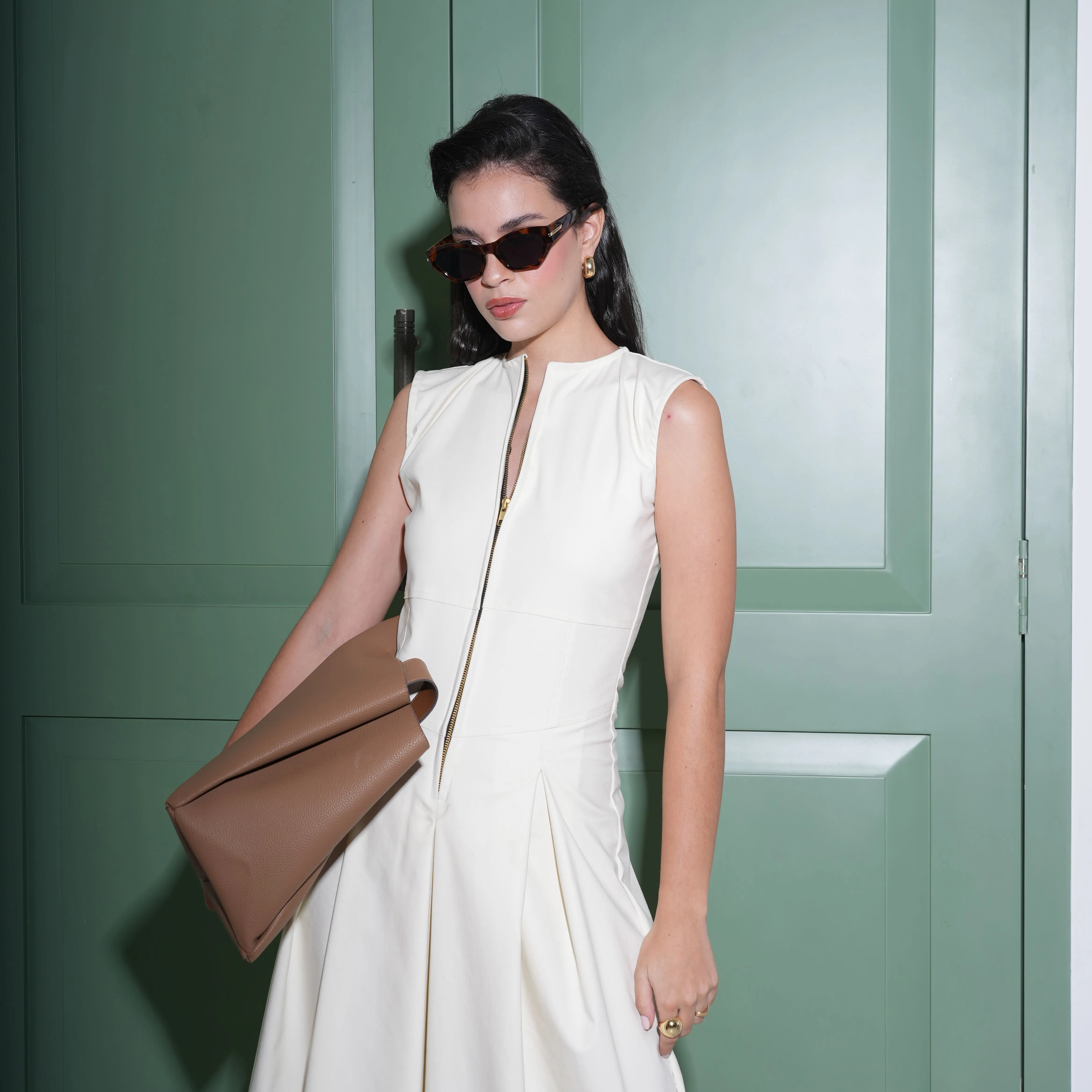NINA IVORY LONG DRESS