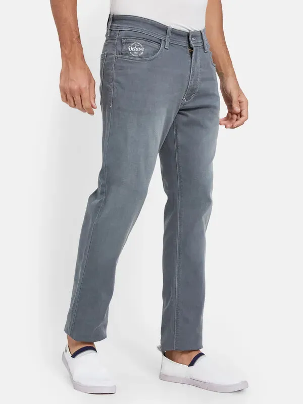 Octave Men Mid-Rise Comfort Stretchable Jeans