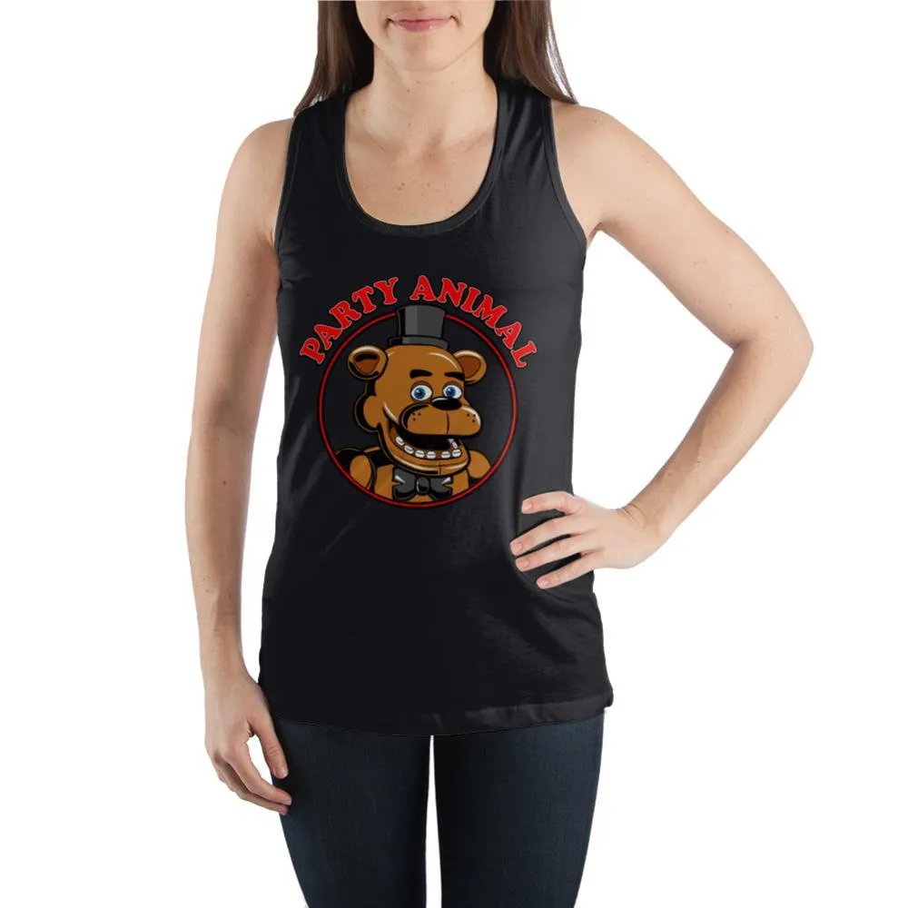 Party-Animal-Freddy-Fazbear-Graphic-Tank-Top