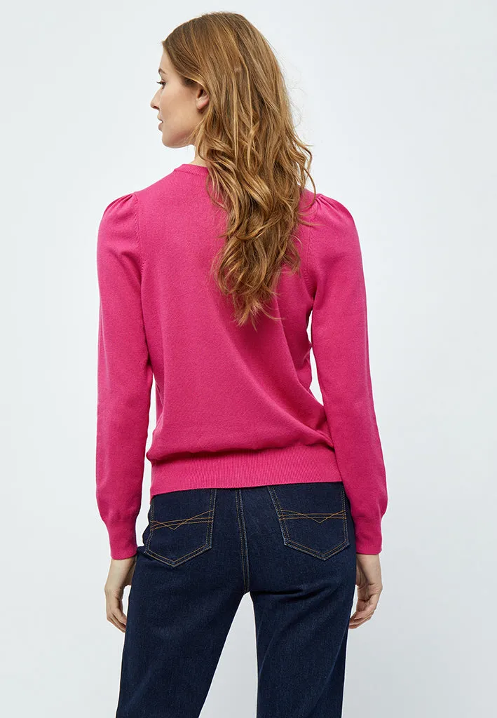 PCTana Knit Pullover - Magenta Pink