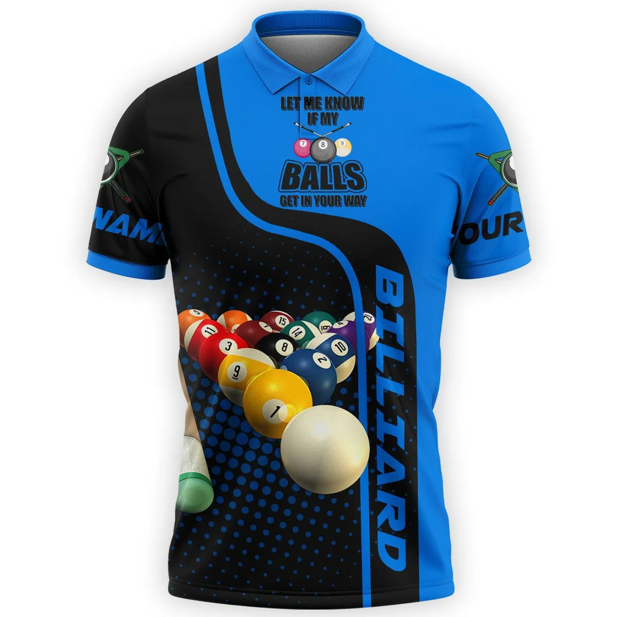 Personalized Name Billiard Q10 All Over Printed Unisex Shirt, Uniform Billiard Shirt