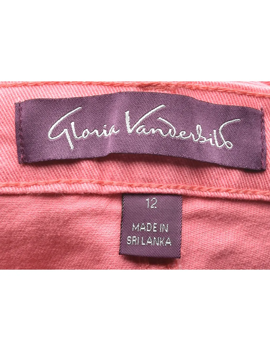 Pink Straight Fit Jeans - W33 L28