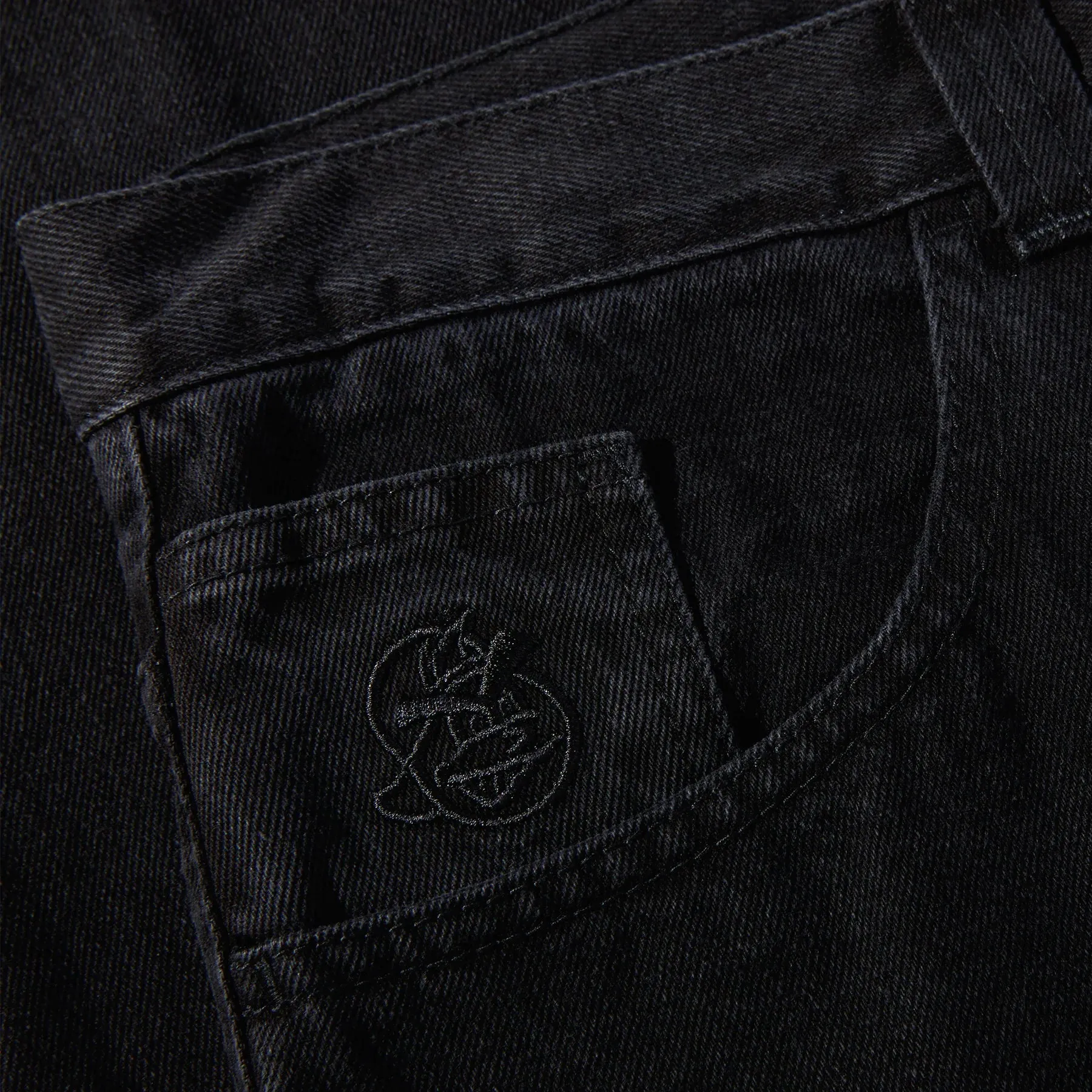 Polar Skate Co. 93 Denim Trousers - Pitch Black