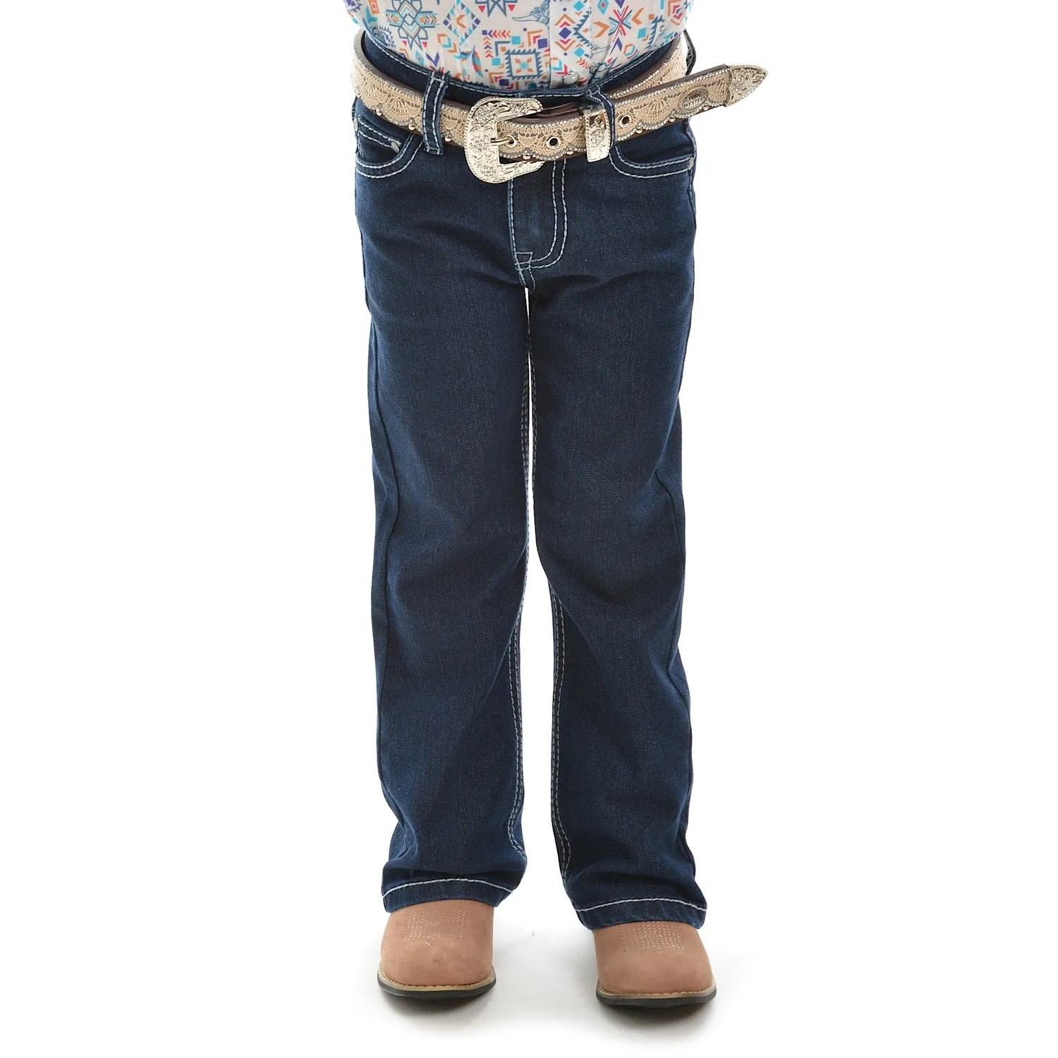 Pure Western Girls Demi Boot Cut Jean Dark Night