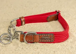 Rope & Leather Martingale Collar