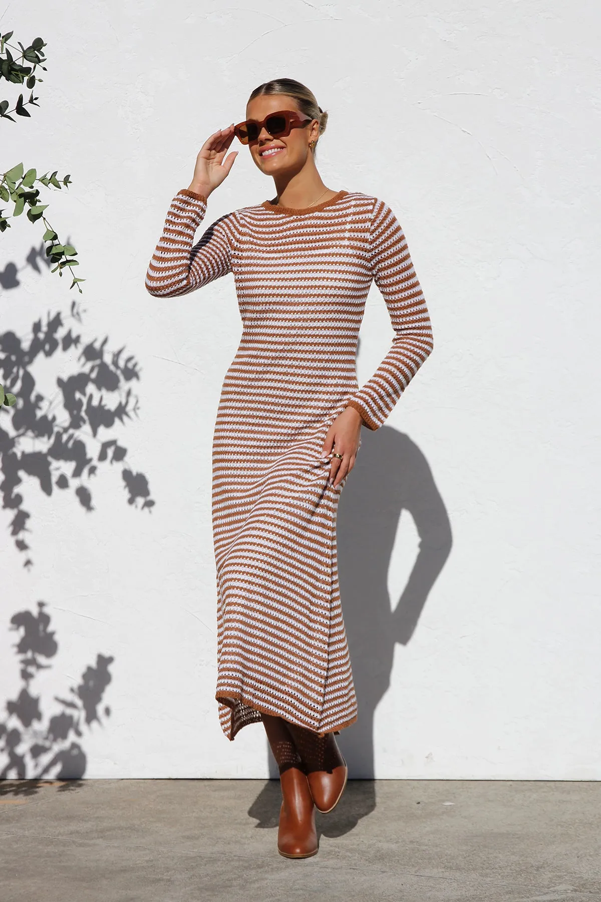 Seraphina Dress BROWN